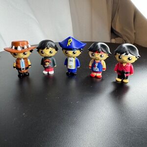 Ryan's World Figurine Lot‎ of 5 Collectible Toys Figures Kids Gift Youtuber